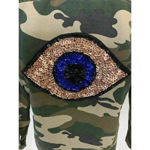 Me. N. U. Girls Camouflage Long Sleeve jacket - Picture 5 of 7